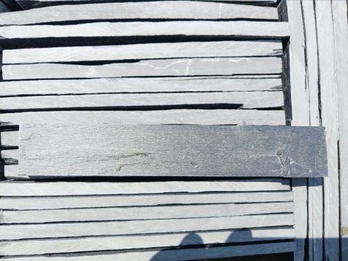 Плитка чёрная из натурального камня фасадная 30 см * 5 см, толщина 7 мм -30 мм купить в Волчанске